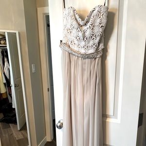 Dress size 12 bridesmaid dress. Fits like street size 6.